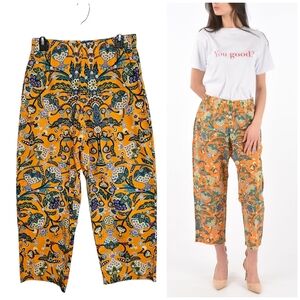 La DoubleJ Edition 24 Carrot Pants Pattern High Wasted Wide Leg Cropped
